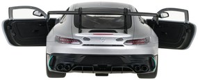 Auto na diaľkové ovládanie R/C Mercedes-AMG GT2 sivý 1:14 RASTAR