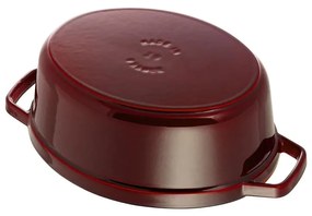 Staub Hrniec STAUB oválny 33 cm vínový 6,7l