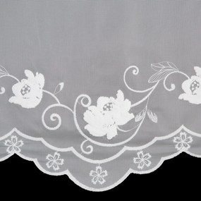 ZÁCLONA NA KRÚŽKOCH LETI 350X160 CM KVETY