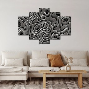 Obraz - Metalická abystrakcia (150x105 cm)