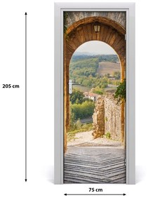 Fototapeta samolepiace na dvere Toskánsko Taliansko 75x205 cm