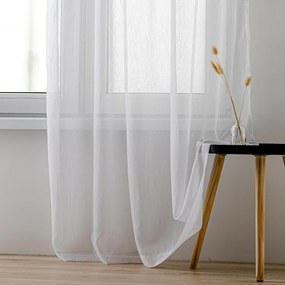 Homede Záclona Kresz Eyelets gold, biela, 140 x 240 cm