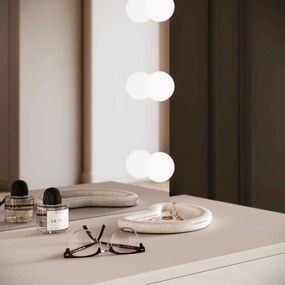 TOALETNÝ STOLÍK KATHLEEN SHINE KAŠMÍR LESK + ZLATÉ NOHY + ZRKADLO