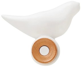 Biely nástenný háčik Bonami Essentials Bird
