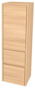 Mereo, Mereo Opto kúpeľňová skrinka vysoká 125 cm, ľavé otváranie, Multidecor, Dub Sand Barbera, MER-CN995LDSB1