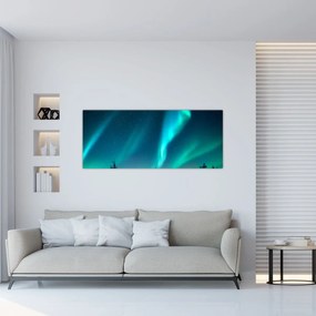 Obraz - Polárna žiara (120x50 cm)