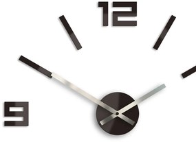 Moderné nástenné hodiny ARABIC WENGE HMCNH056-wenge
