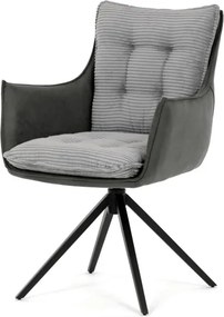 Jedálenská stolička sivá DCH-D1345 GREY2