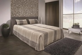 Posteľ Evita 180x200 cm, kávová ekokoža