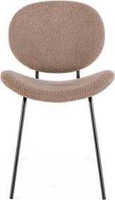 Béžová čalúnená jedálenská stolička Maddie – Yes Everyday