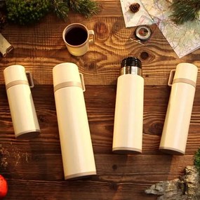 Tescoma Termoska s hrnčekom CONSTANT CREAM 1,0 l, nerez , 1 l