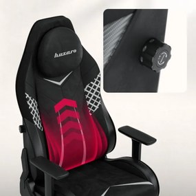 Zamatová herná stolička Force 8.3 Carbon Black