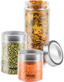 Set 3 okrúhlych dóz LAMART CAN LT6010