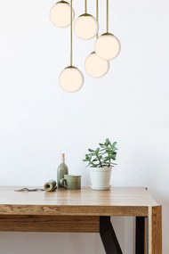 Toolight Toolight, stropné svietidlo 5xE27, APP1818-5CPR, zlatá, OSW-00668