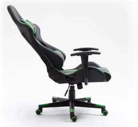 Kancelárska/herná stolička Farhana (zelená). Vlastná spoľahlivá doprava až k Vám domov. 1069097