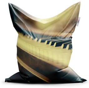 Sablio Sedací vak Klávesy klavíra - 200x140 cm