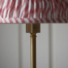 Endon 114786 - LED stmievateľná nabíjateľná stojacia lampa BURLEY LED/1,5W/5V mosadz/ružová