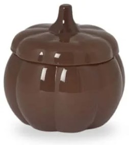 Storefactory Sklenená dóza Tekvica Brehult Brown 9 cm
