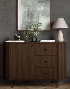 Komoda Ovalio Dub Dunin (1F3S, Typ 813)