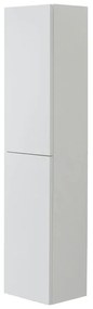 Mereo, Mereo Aira, kúpeľňová skrinka 170 cm vysoká, pravé otváranie, Multidecor, Biela vysoký lesk perlička, MER-CN794PNBIEL