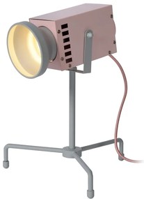 Lucide 05534/03/66 BEAMER - Stolná lampa pre deti - LED - 1x3W 3000K - Ružová
