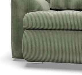 Sedacia súprava FORESTA Poso v tvare U, pravá svetlozelená