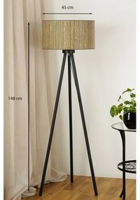 Brilagi - Stojacia lampa BOSTON ROLLER 1xE27/15W/230V hnedá/zlatá