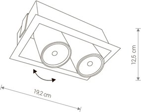 Svietidlo Nowodvorski EYE MOD WHITE II 8938