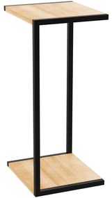 Stojan na kvety 70x30x34 cm čierna