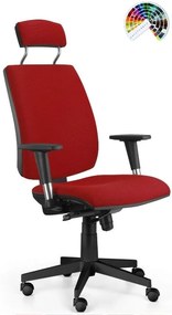 ALBA Kancelárska stolička YORK ŠÉF čalúnenie KOŽA