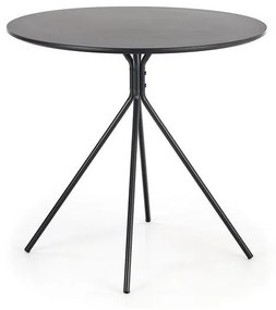 Okrúhly jedálenský stôl Fondi - čierna