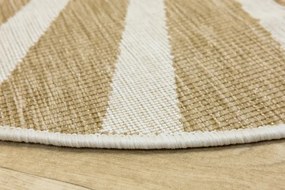 Detský obojstranný koberec BRUSSELS 206023/10820 béžový / krémový kruh