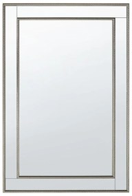 Nástenné zrkadlo 60 x 90 cm zlaté/strieborné FENIOUX Beliani