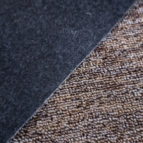 Spoltex, Metrážny koberec Artik New 120 hnedý, na mieru, šíře 1m,2m,4m, hnedá, filc, chodba / predsieň