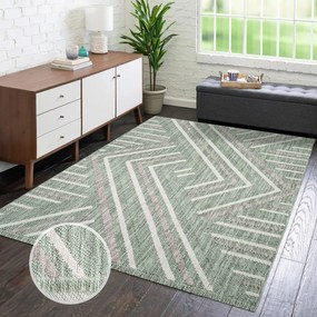Dekorstudio Moderný koberec LINDO 7590 - zelený Rozmer koberca: 120x170cm