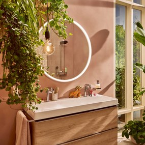 Hansgrohe Tecturis S, páková umývadlová batéria 110 Fine CoolStart EcoSmart+ s odtokovou súpravou, chrómová, HAN-73323000