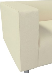 Poťah na sedačku Klippan (pre 2 osoby) farba produktu krémová látka lesklá, zapletaná