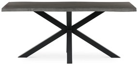 Jedálenský stôl 180 x 90 cm, sivý dub