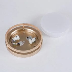 Brilagi - Stropné svietidlo ORINO 2xE27/40W/230V priemer 27 cm zlatá/dub