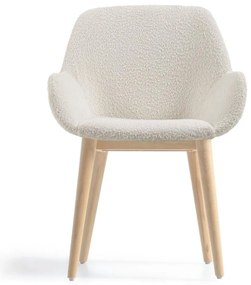 Biela jedálenská stolička Konna – Kave Home