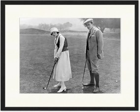 Fotografia v ráme Couple Golf, rôzne veľkosti