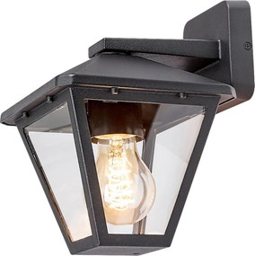 Rabalux Vonkajšie nástenné svietidlo PARAVENTO max. 1x40W | E27 | IP44 - čierna