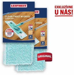 Náhrada na mop Clean Twist M Ergo Super Soft - 2 ks v balení 55161