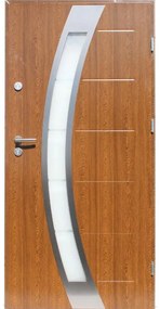 Dvere vchodové Cordoba 01 90P zlatý dub