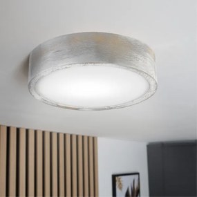 Brilagi - Stropné svietidlo PINO 1xE27/15W/230V borovica/strieborná pr. 27,5 cm