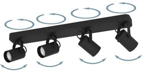 Eglo 900333 - LED Bodové svietidlo SOREGO 4xGU10/3W/230V