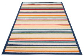Kusový koberec Pruhy krémový 80x150cm