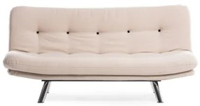 Dvojmiestná rozkladacia pohovka BAKU krémová