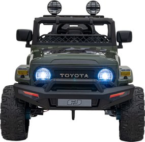 Ramiz Elektrické autíčko Toyota FJ Cruiser maskáčové + ovládač + pohon 4x4 + LED a audio + EVA kolesá + plynulý rozjazd