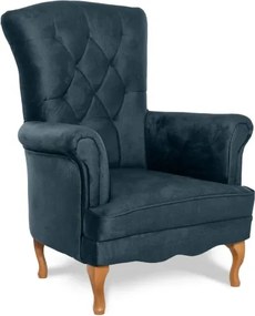 Kreslo Panama 1, modrá (monolith 77)